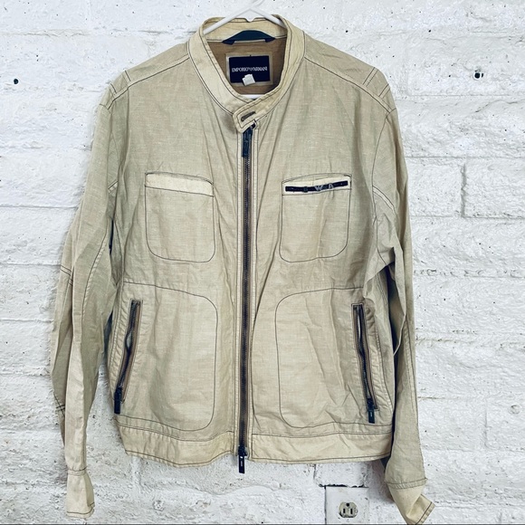 Emporio Armani jacket beige size XXL - Picture 2 of 13